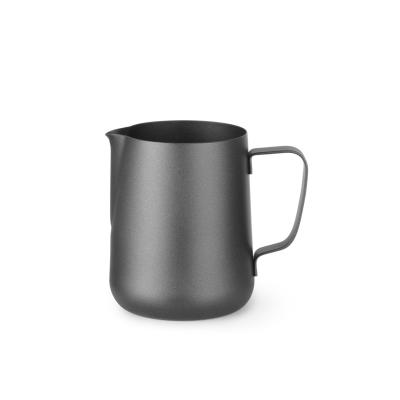 Konvička na mléko černá, HENDI, 0,6L, ⌀90x(H)112mm | 458198